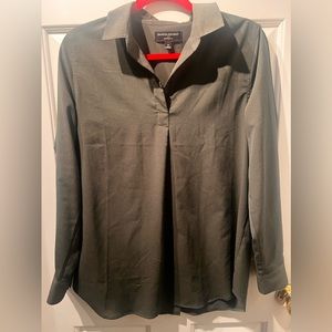 Banana Republic Blouse. Button down back. Olive color!